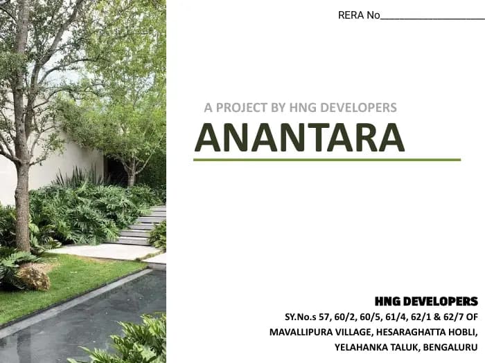 Fresh as a Daisy: Brochure, page 1 (filed with Karnataka RERA)