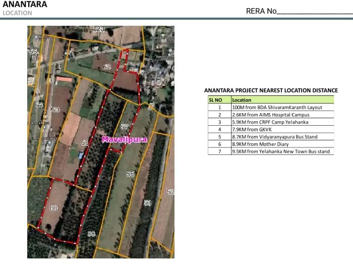 Fresh as a Daisy: Brochure, page 5 (filed with Karnataka RERA)