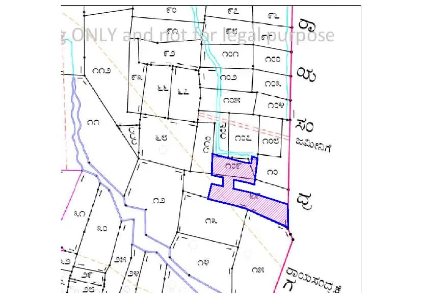 Classic Merusri Canaan Phase - II: VILLAGE MAP WITH DEMARCATION OF PROJECT LAND.pdf (filed with Karnataka RERA)