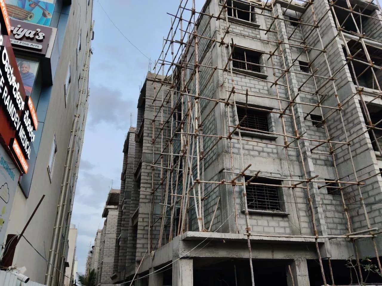 Mythri Street: Site photo filed with Karnataka RERA