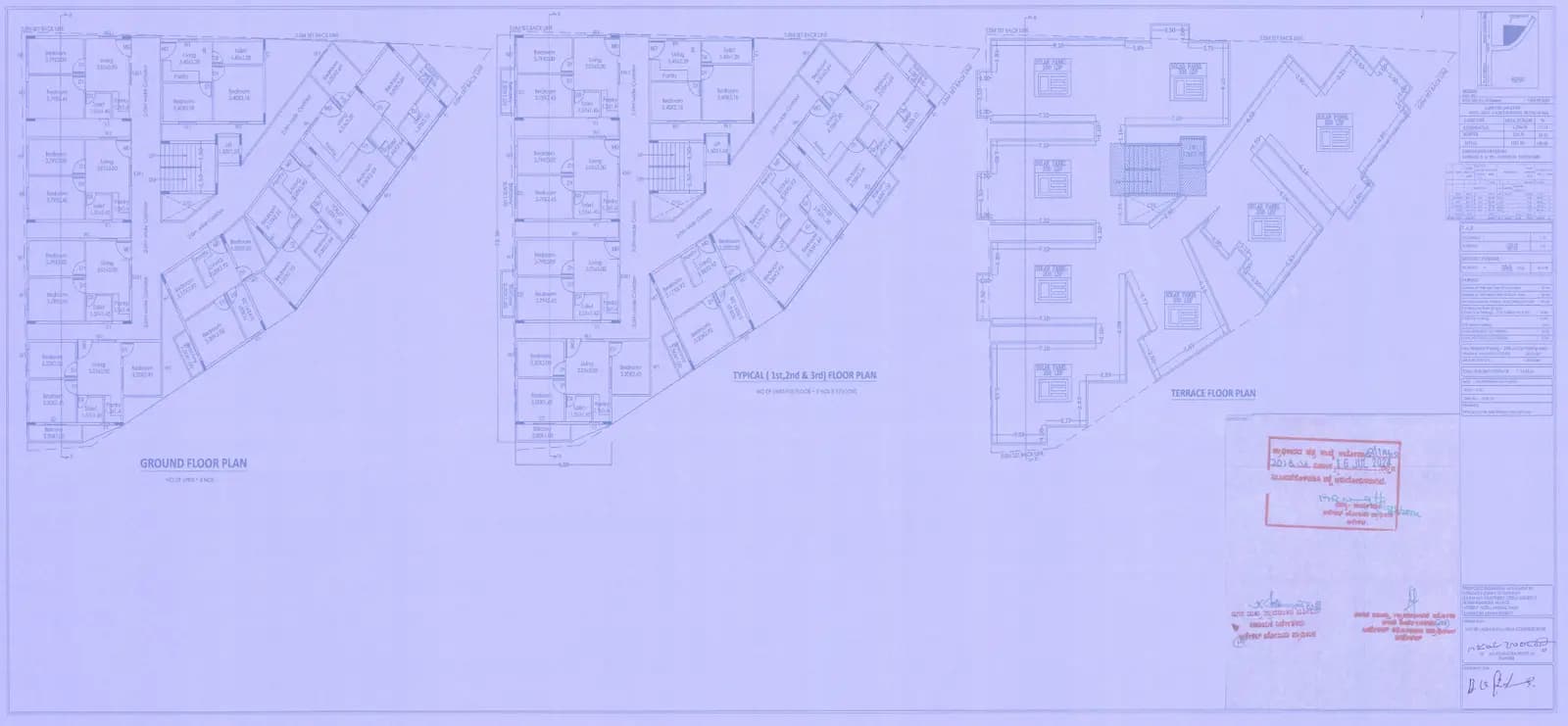 Vasuki Vallabha: Approved Building Plan (filed with Karnataka RERA)