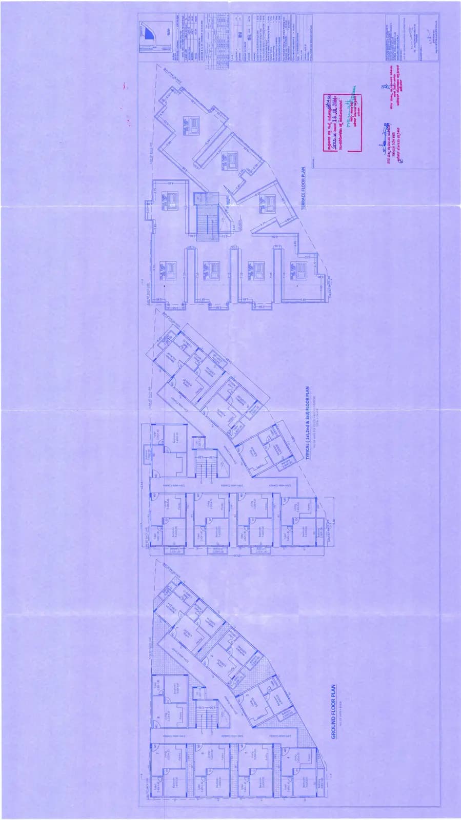 Vasuki Vallabha: 1st 2nd 3rd Floor Plan (filed with Karnataka RERA)
