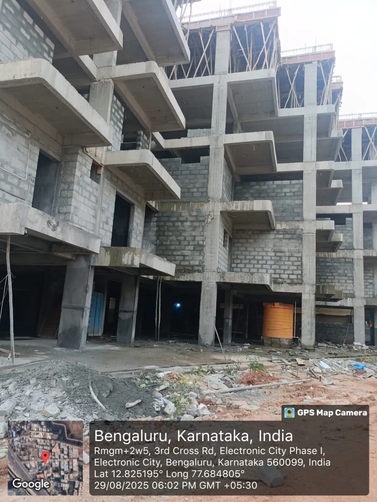 Vasuki Vallabha: Site photo filed with Karnataka RERA
