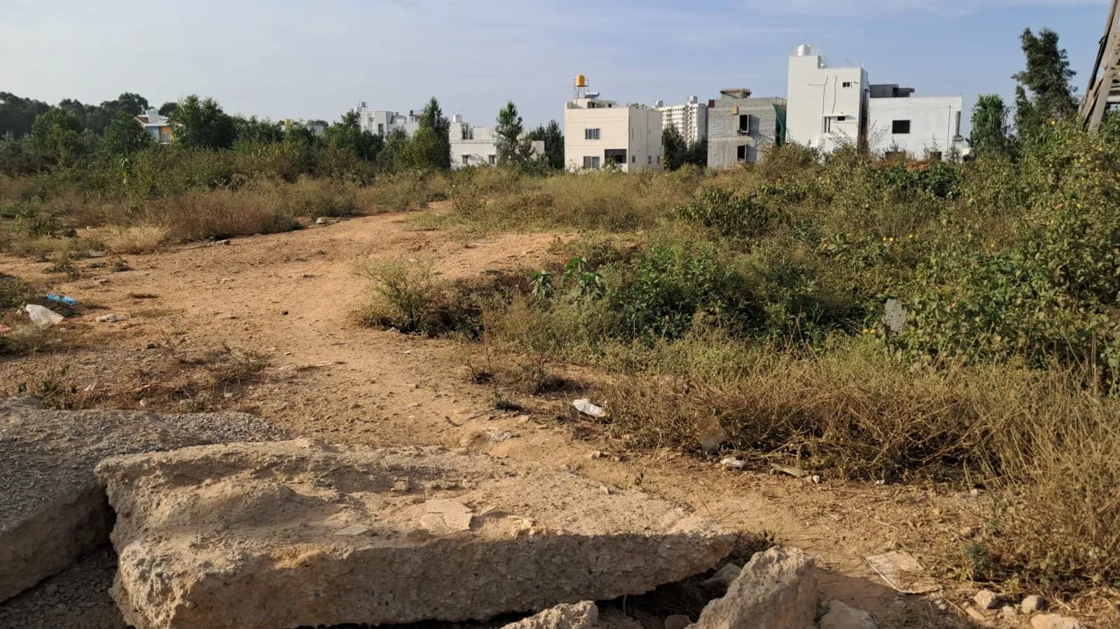 Synergy: Site photo filed with Karnataka RERA