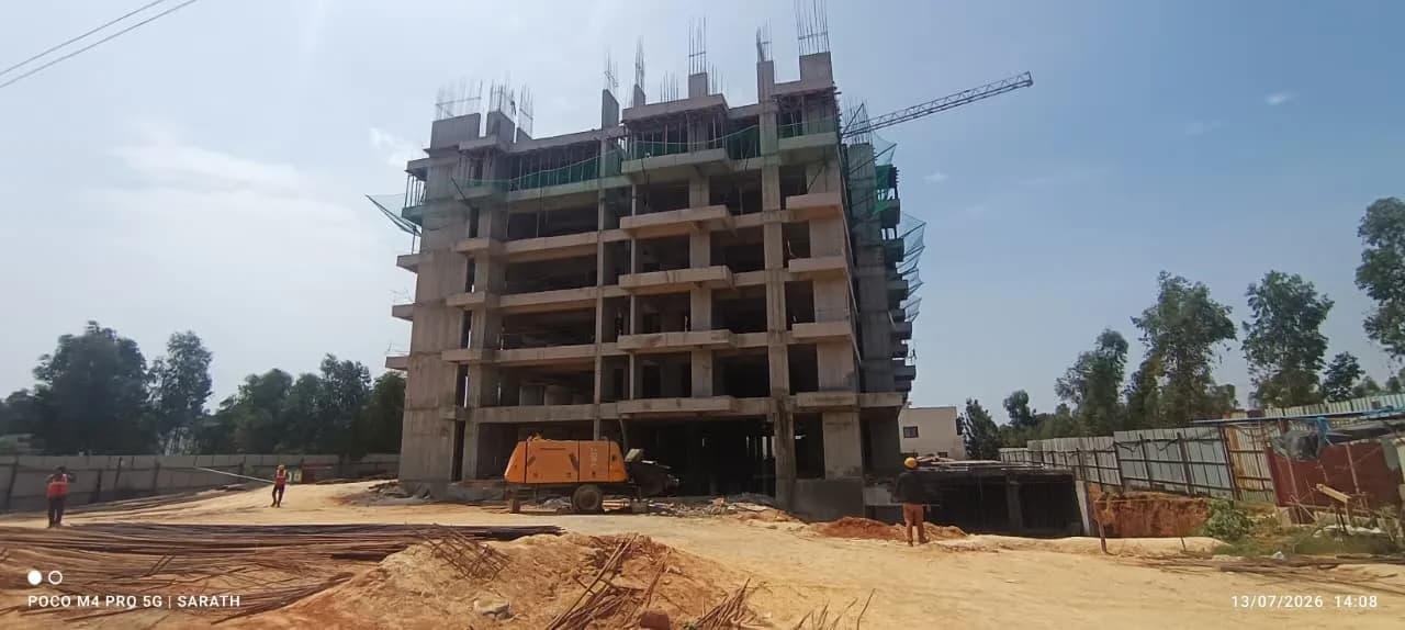 Synergy: Site photo filed with Karnataka RERA