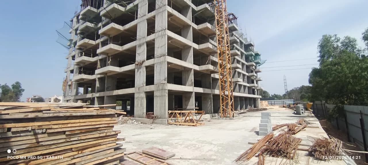 Synergy: Site photo filed with Karnataka RERA