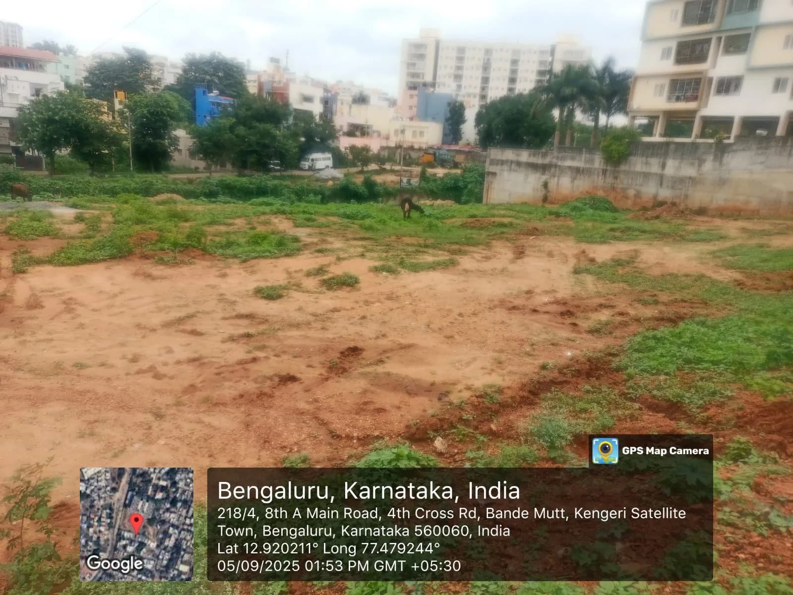 Honeycomb Sanchike: Site photo filed with Karnataka RERA
