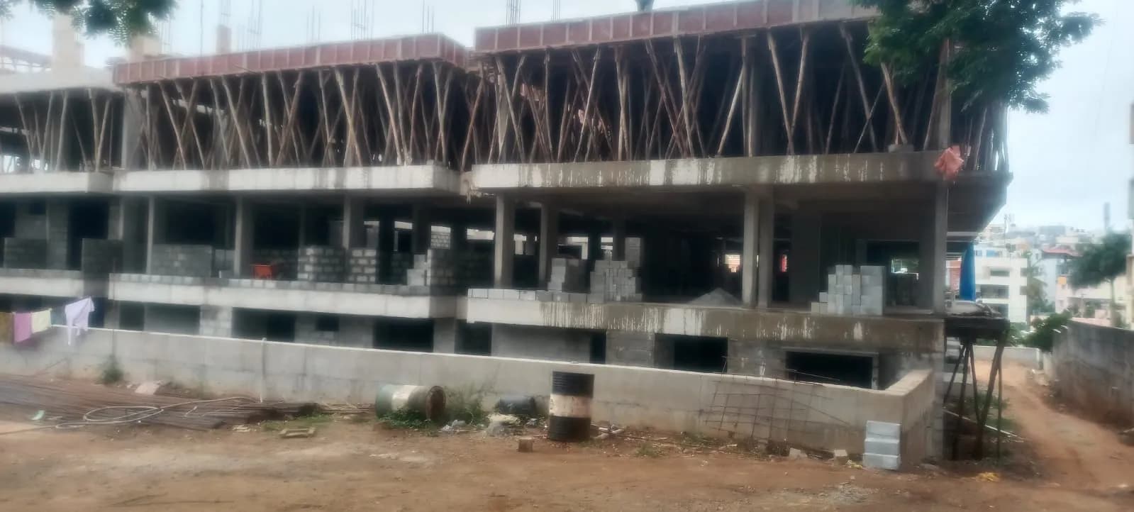 Honeycomb Sanchike: Site photo filed with Karnataka RERA