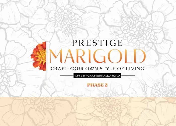 Prestige Marigold: Brochure, page 1 (filed with Karnataka RERA)