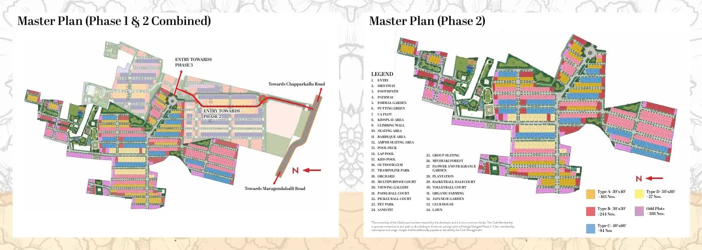 Prestige Marigold: Brochure, page 3 (filed with Karnataka RERA)