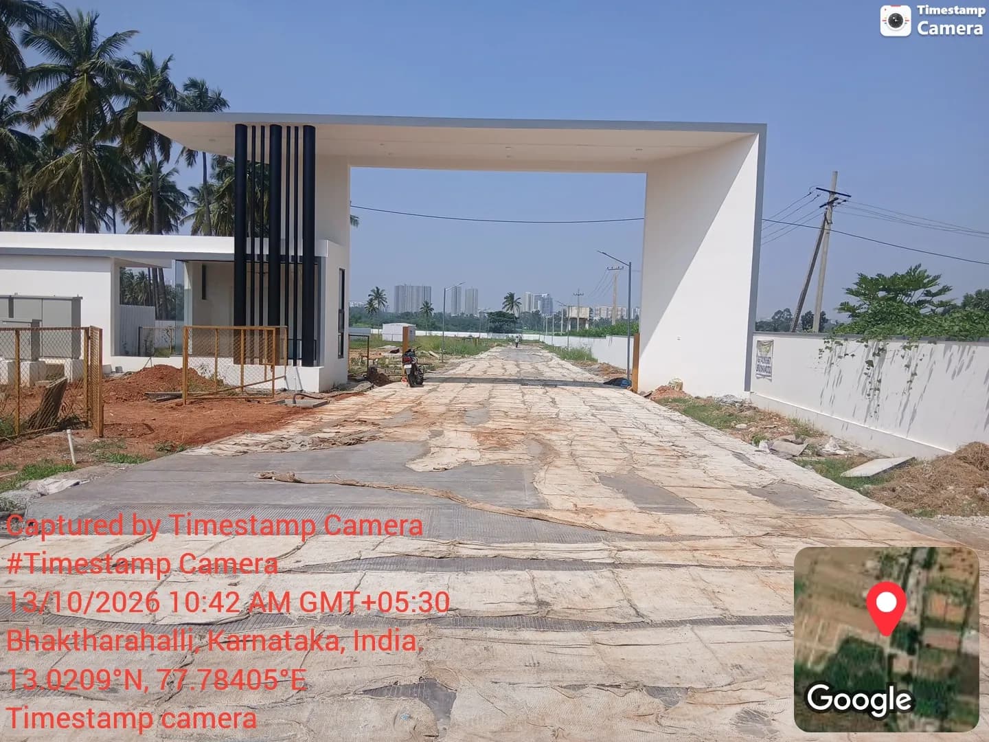 Nexon Celestials: Site photo filed with Karnataka RERA
