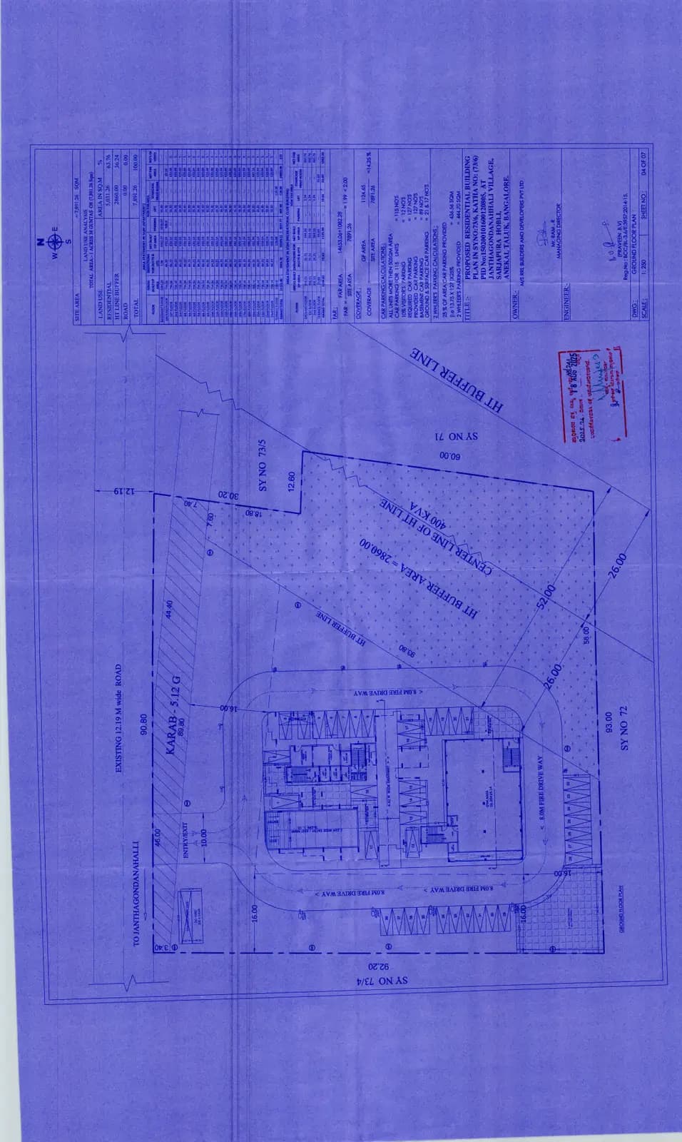 RRL Palm Altezze: Ground Floor Plan.pdf (filed with Karnataka RERA)