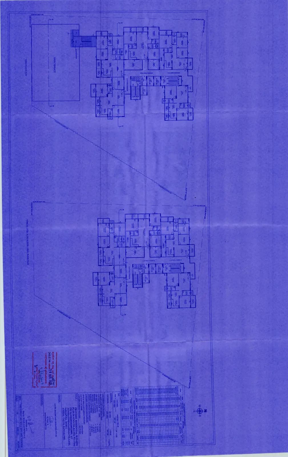 RRL Palm Altezze: Approved Building Plan (filed with Karnataka RERA)