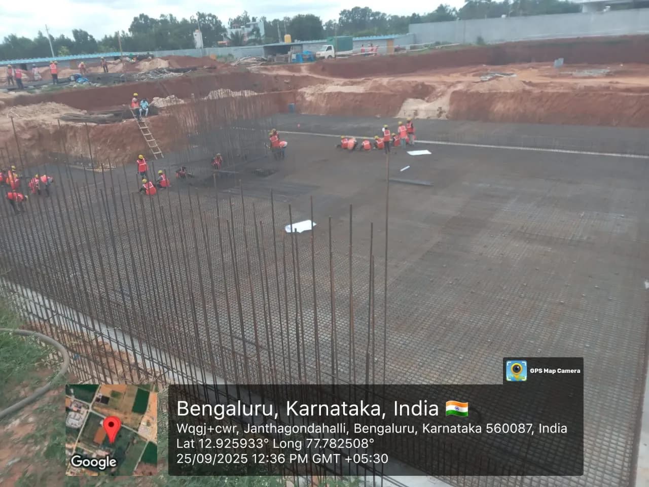 RRL Palm Altezze: Site photo filed with Karnataka RERA