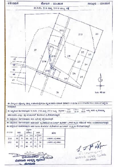 The Grove By Magna: Demarcation of proposed land in Approved Master plan Certified by the competent authority (filed with Karnataka RERA)