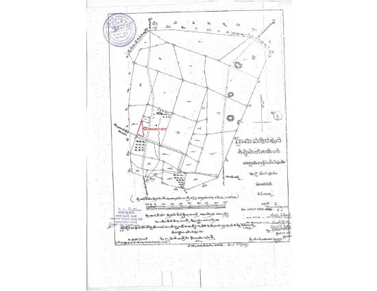 The Grove By Magna: Demarcation of proposed land in original Village map certified by the competent authority (filed with Karnataka RERA)