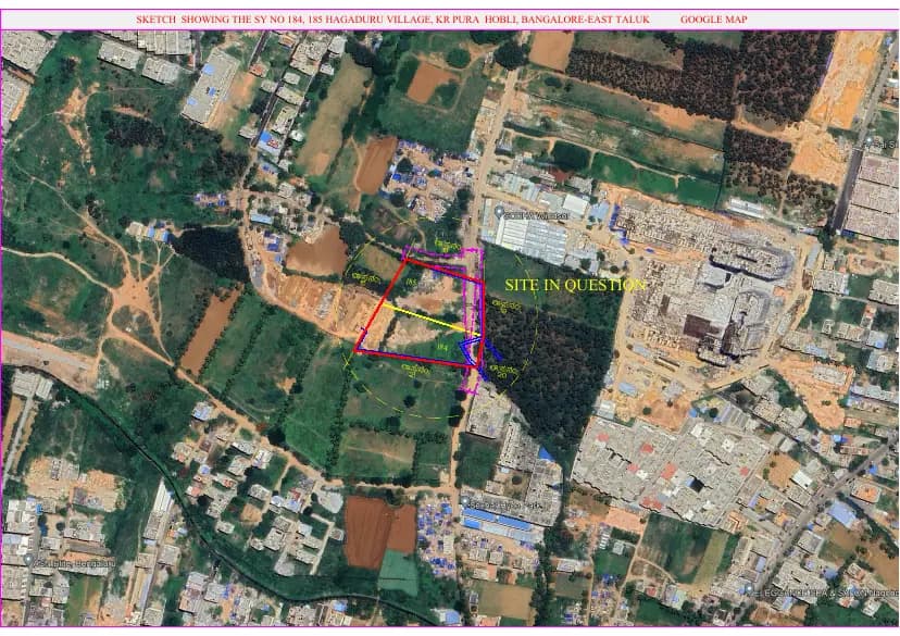 Ankuraa Pristine Park: Location Demarcation - Hagadur.pdf (filed with Karnataka RERA)