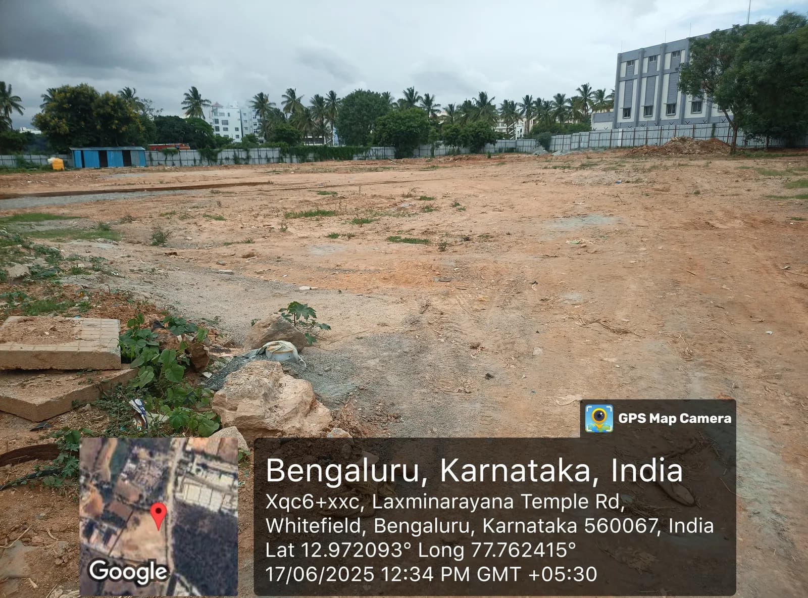 Ankuraa Pristine Park: Site photo filed with Karnataka RERA