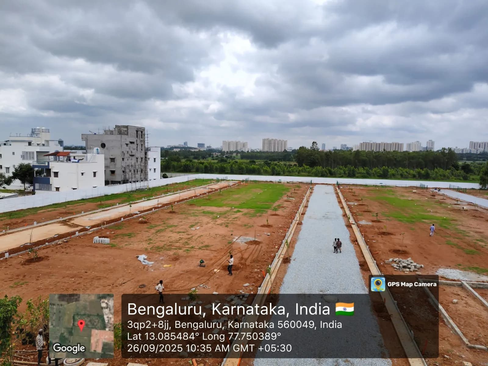Sizzle East Coast Phase 4: Site photo filed with Karnataka RERA