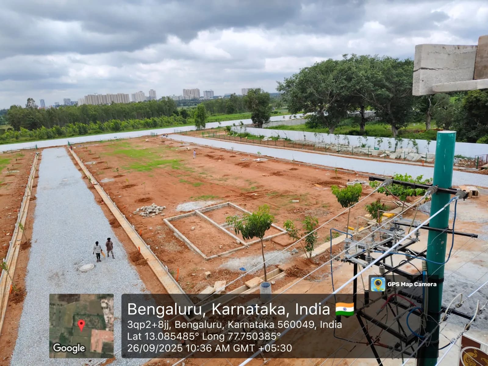 Sizzle East Coast Phase 4: Site photo filed with Karnataka RERA