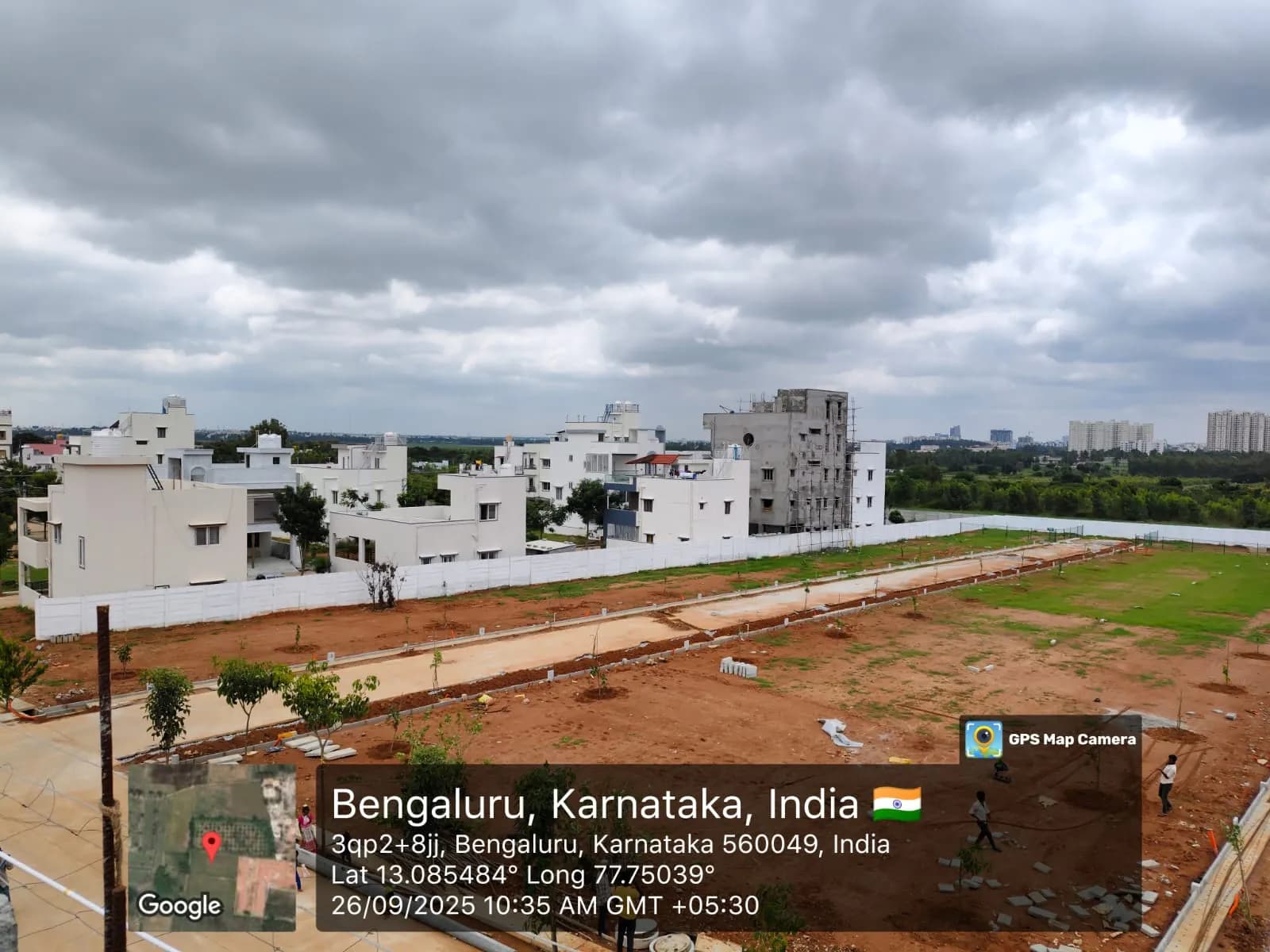 Sizzle East Coast Phase 4: Site photo filed with Karnataka RERA