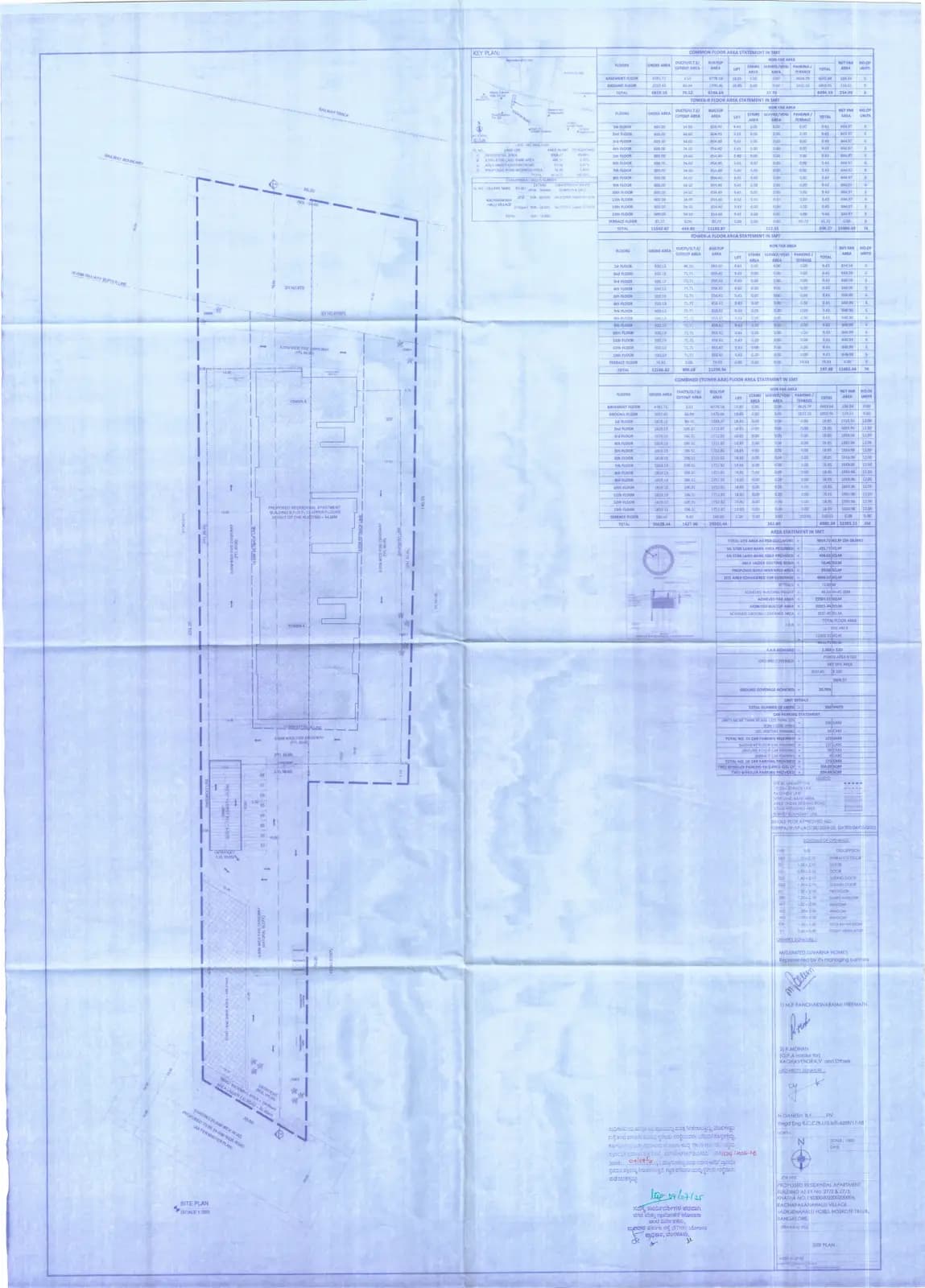 United Suvarna Homes: Approved Building Plan (filed with Karnataka RERA)