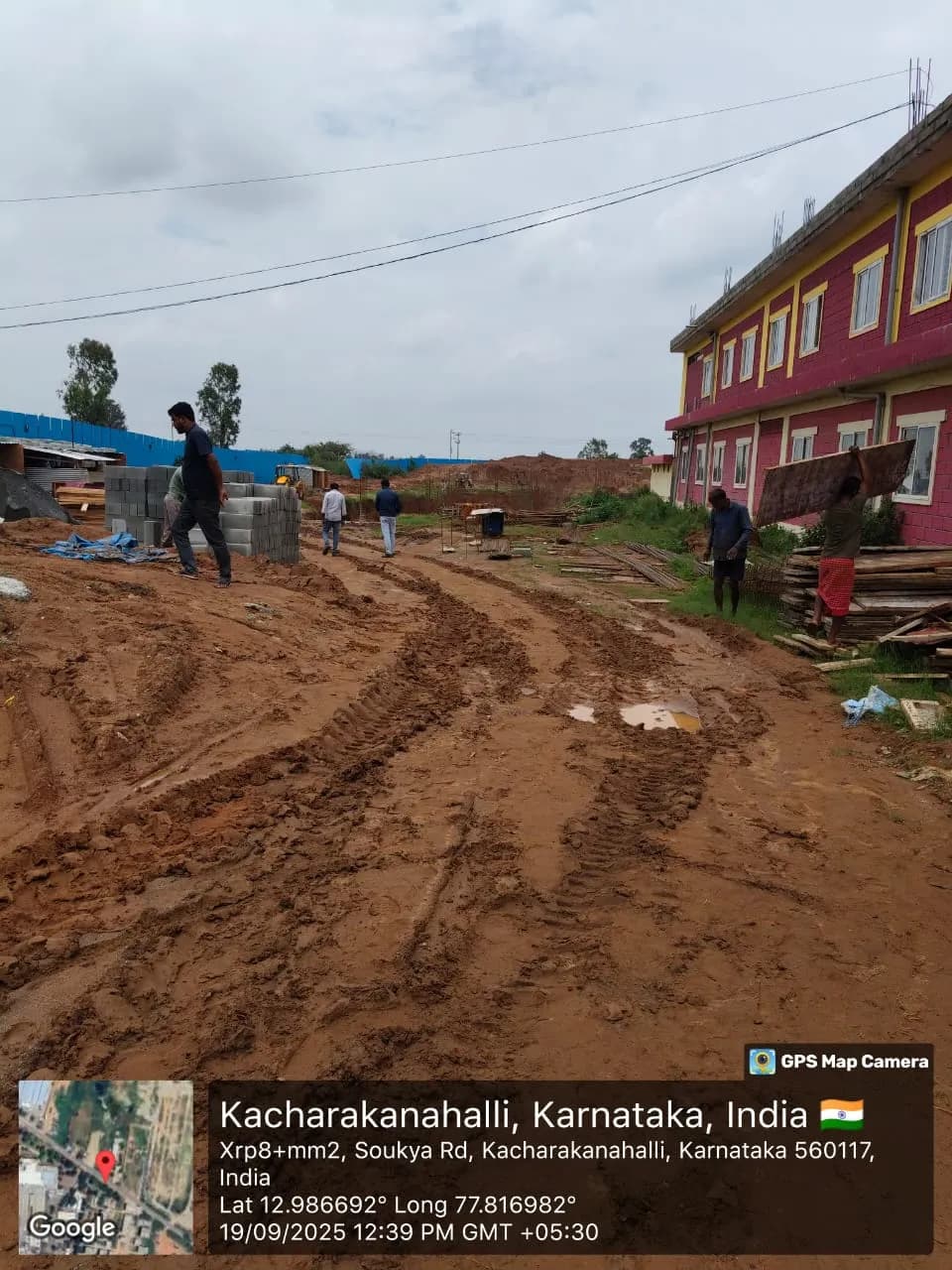 United Suvarna Homes: Site photo filed with Karnataka RERA