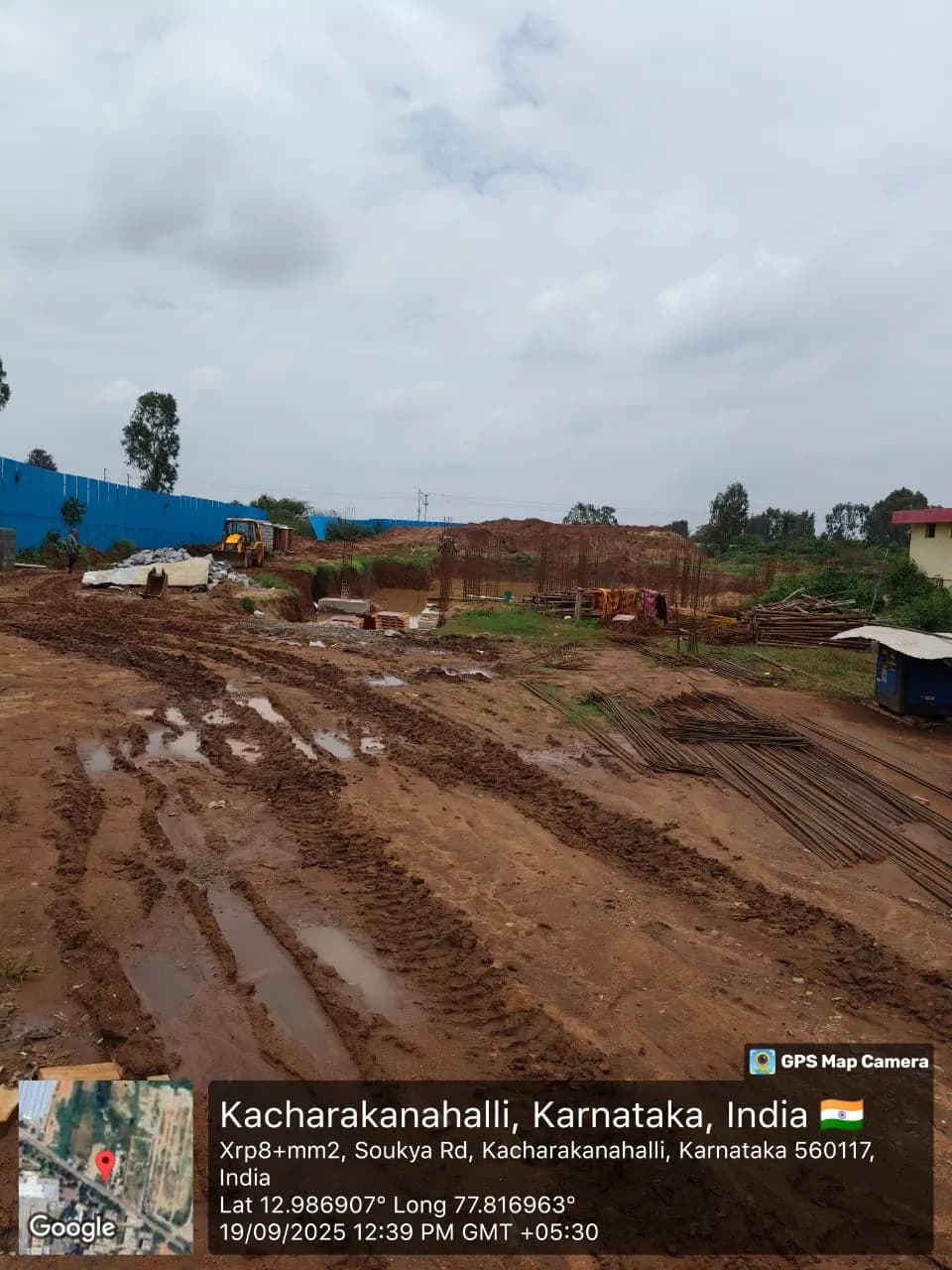 United Suvarna Homes: Site photo filed with Karnataka RERA