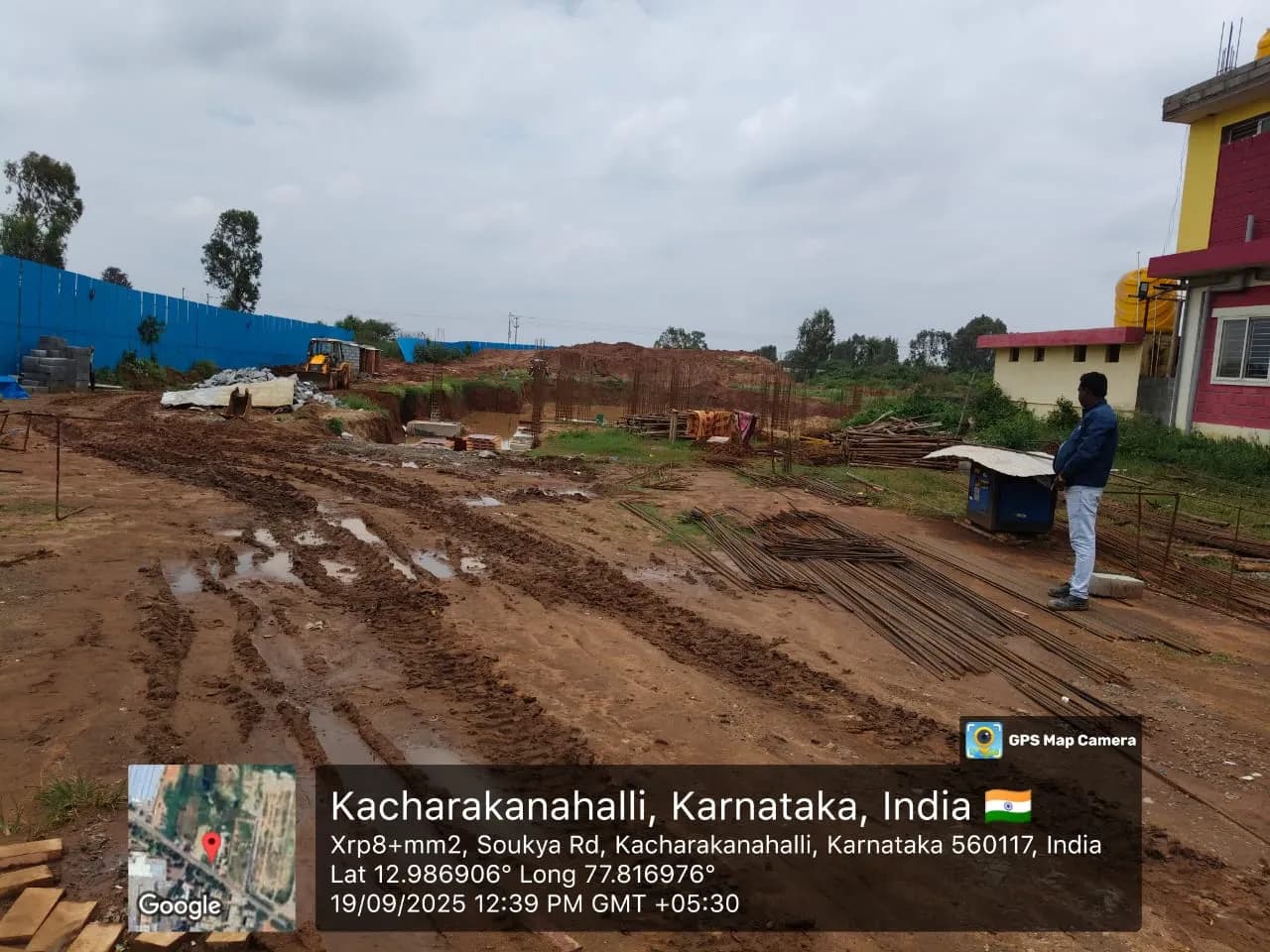 United Suvarna Homes: Site photo filed with Karnataka RERA