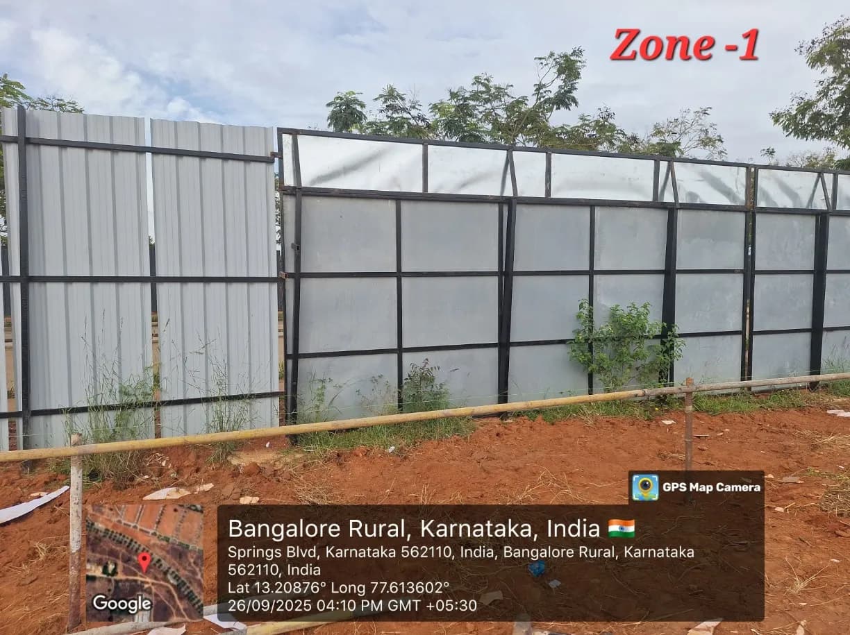 Embassy Verde: Site photo filed with Karnataka RERA