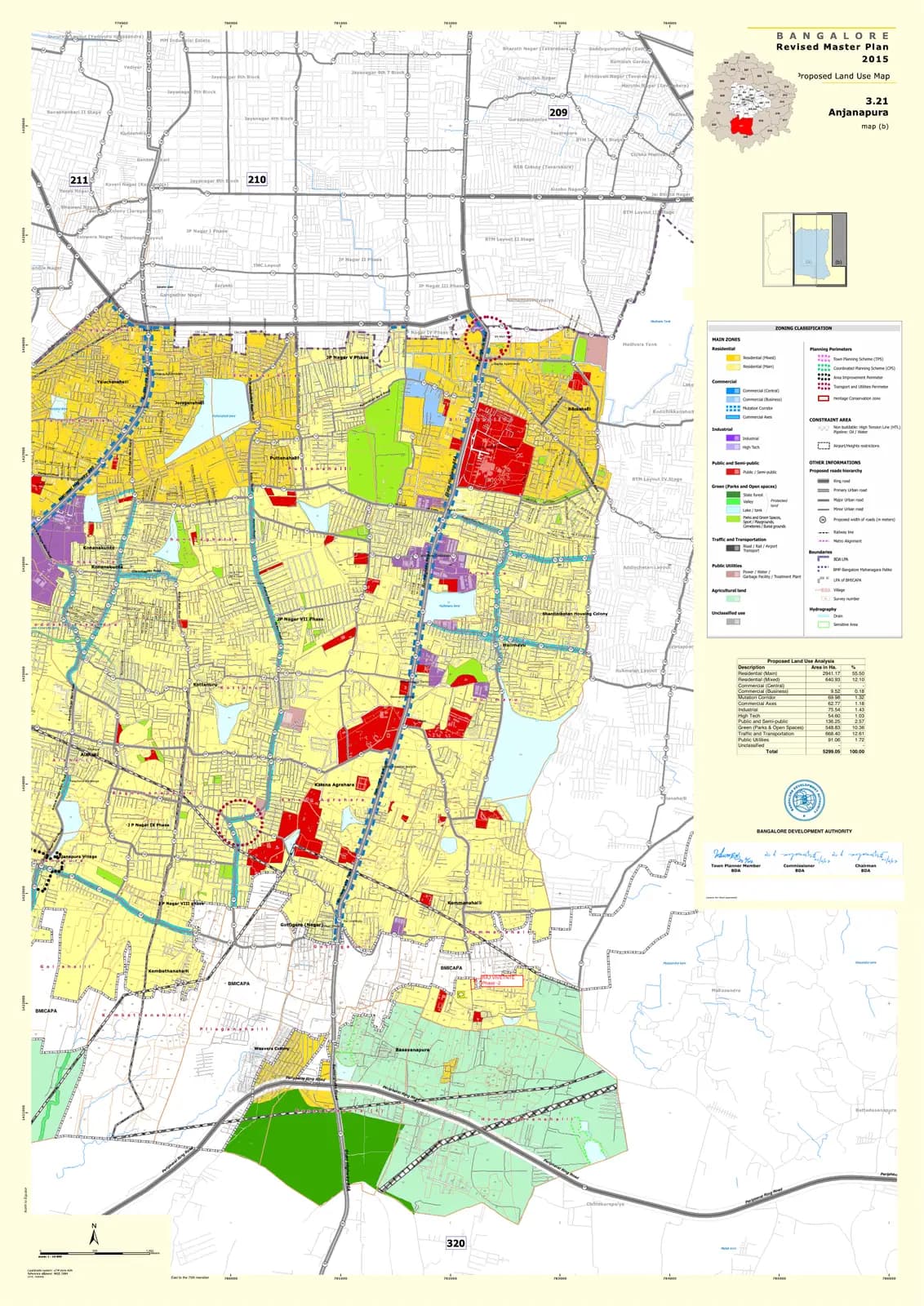 Raj Viviente: CDP Demarcation.pdf (filed with Karnataka RERA)