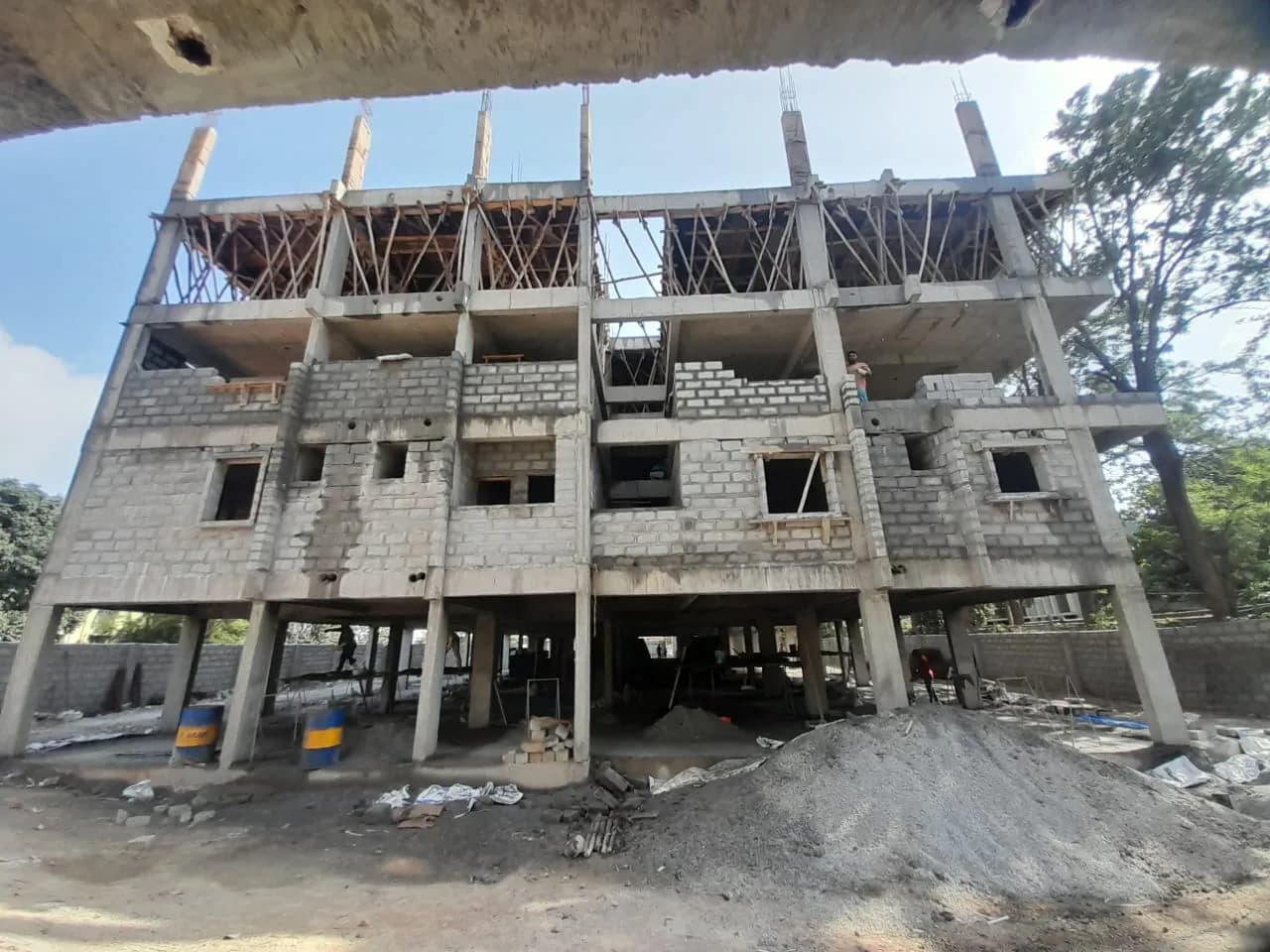 Sri Sai Bharath Towers: Site photo filed with Karnataka RERA