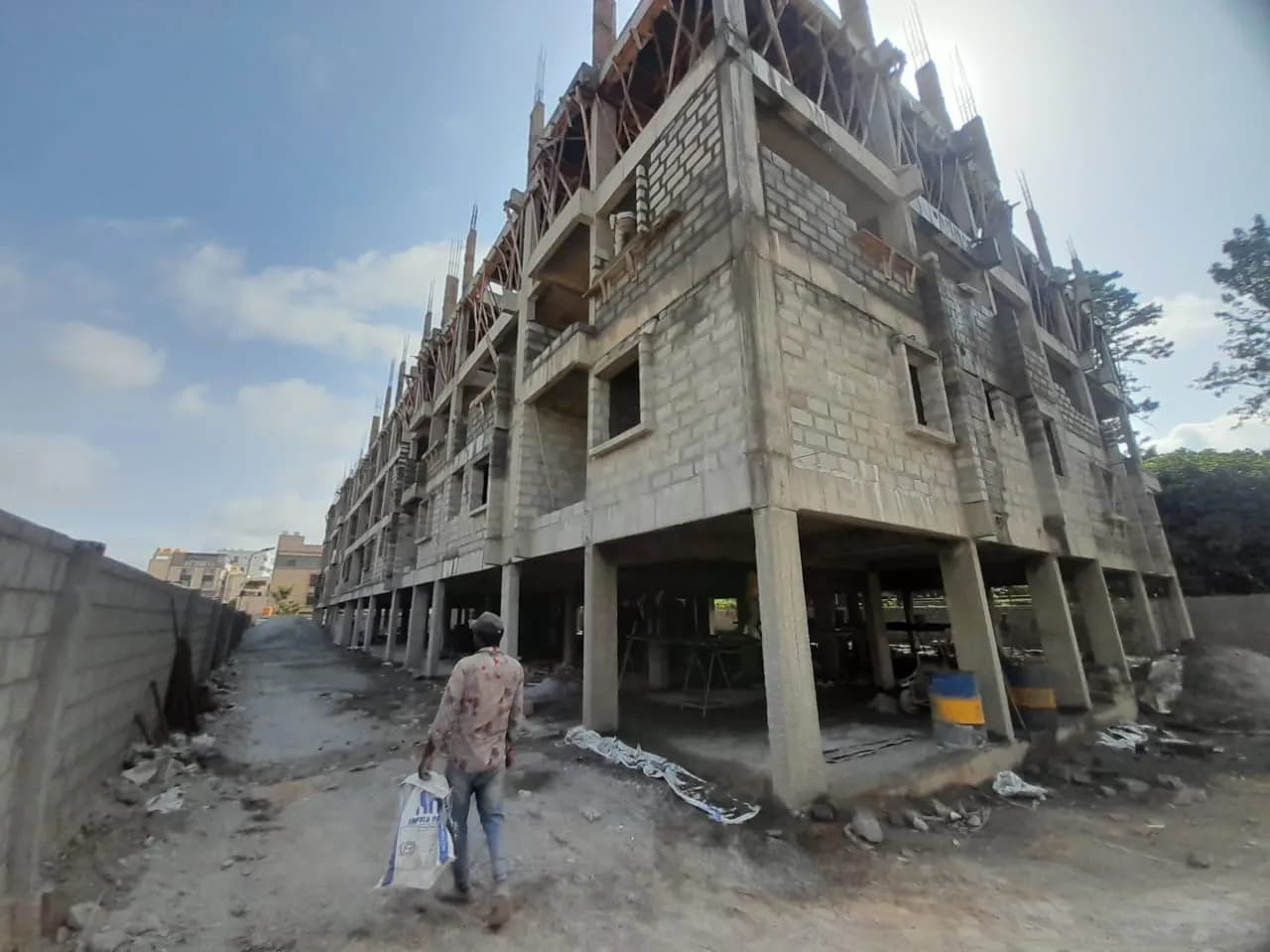 Sri Sai Bharath Towers: Site photo filed with Karnataka RERA