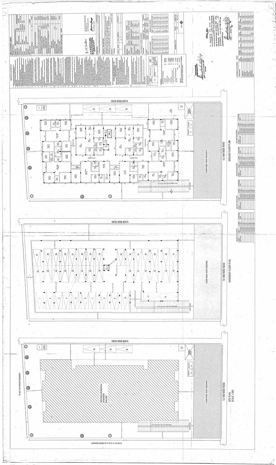 SRL Majestic: Approved Building Plan (filed with Karnataka RERA)