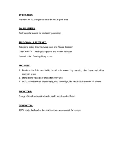 DSR Evoq: Brochure, page 5 (filed with Karnataka RERA)