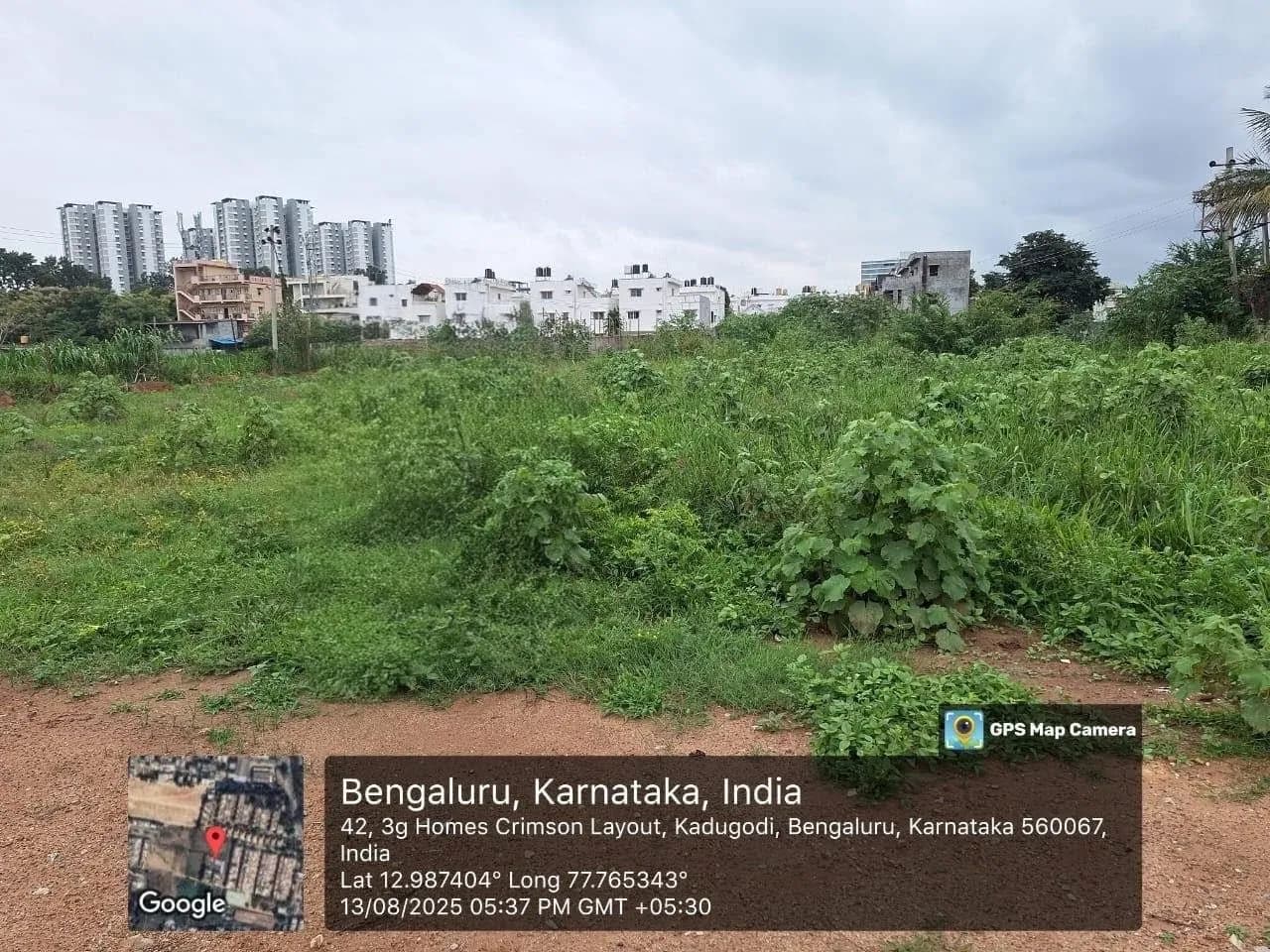 DSR Evoq: Site photo filed with Karnataka RERA