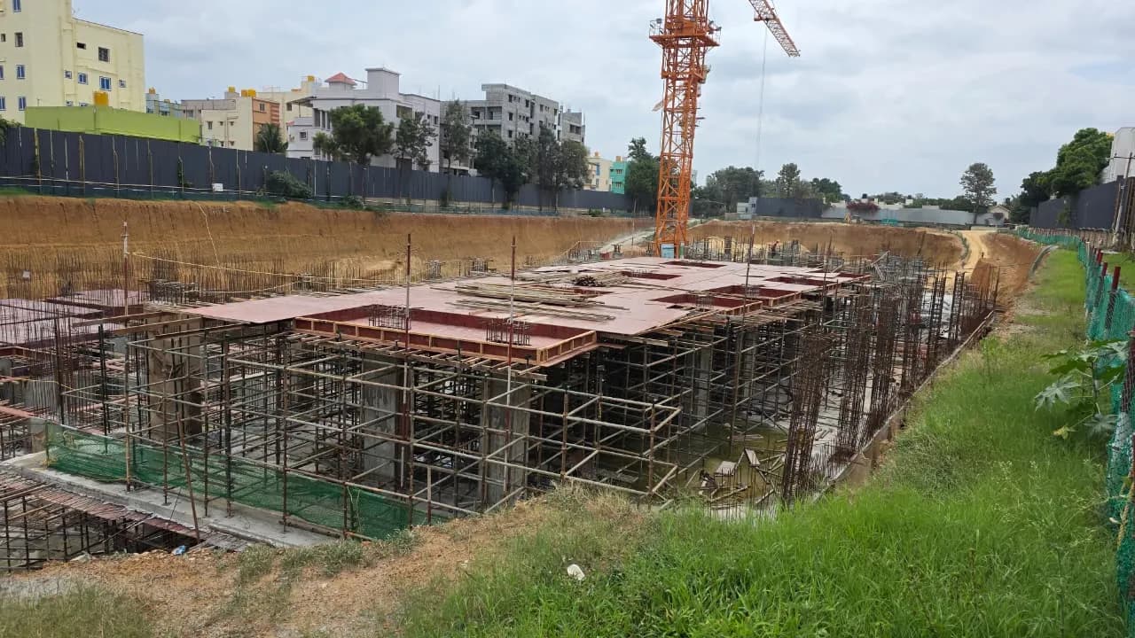 DSR Evoq: Site photo filed with Karnataka RERA