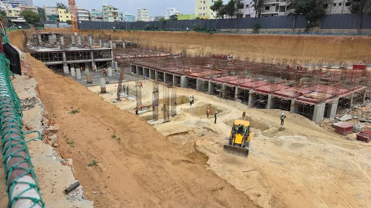 DSR Evoq: Site photo filed with Karnataka RERA