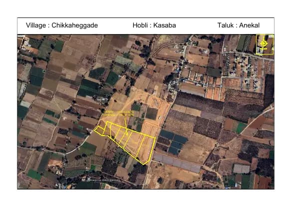 The Glenhart Estates: Google Map Demarcation 7A-08 G Plan.pdf (filed with Karnataka RERA)