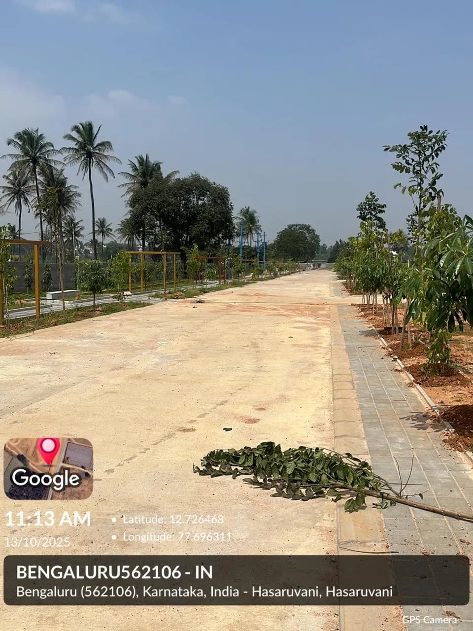 The Glenhart Estates: Site photo filed with Karnataka RERA