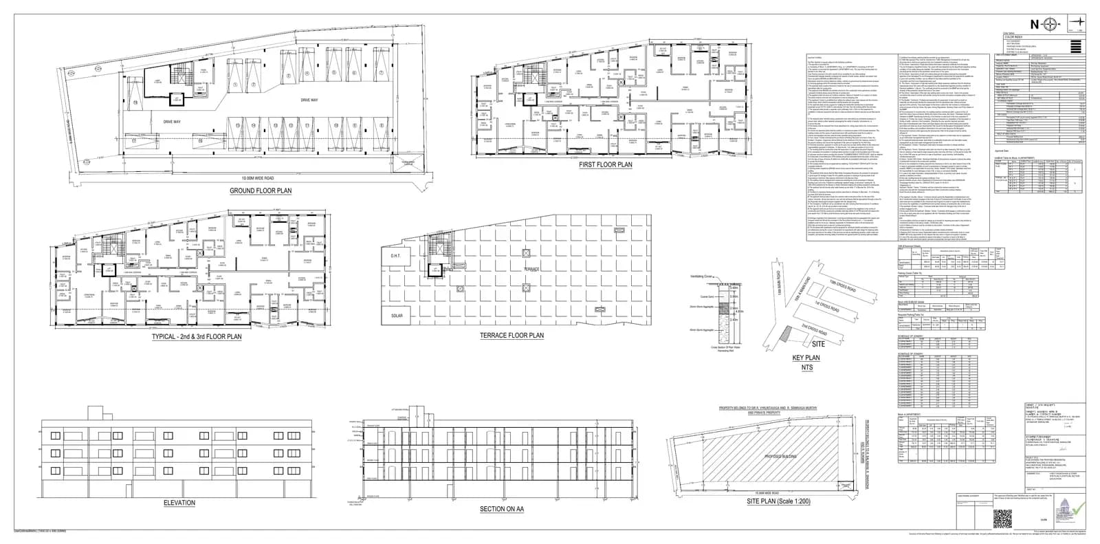 Opera Akshar: Approved Building Plan (filed with Karnataka RERA)
