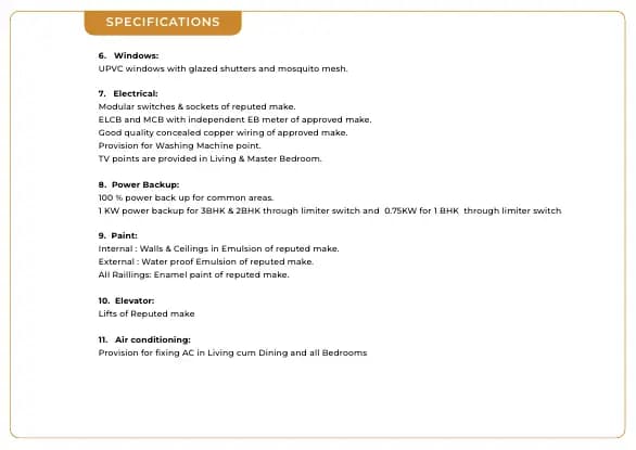 Sowparnika Whispering Petals: Brochure, page 8 (filed with Karnataka RERA)