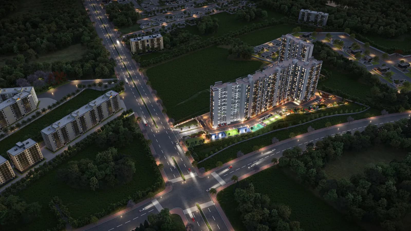 Sowparnika Whispering Petals: Site photo filed with Karnataka RERA