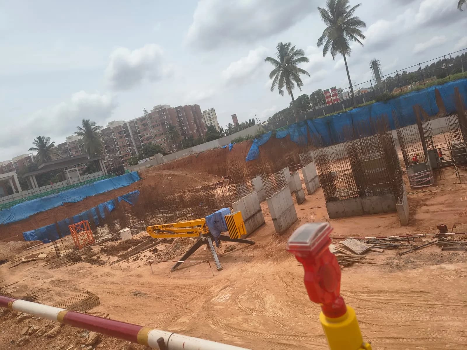 Sowparnika Whispering Petals: Site photo filed with Karnataka RERA