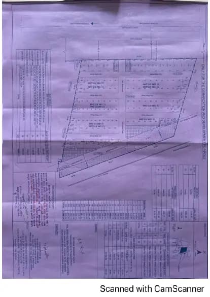 Natures Sign By Shreyas: Approved Layout Plan/Demarcation Plan (filed with Karnataka RERA)