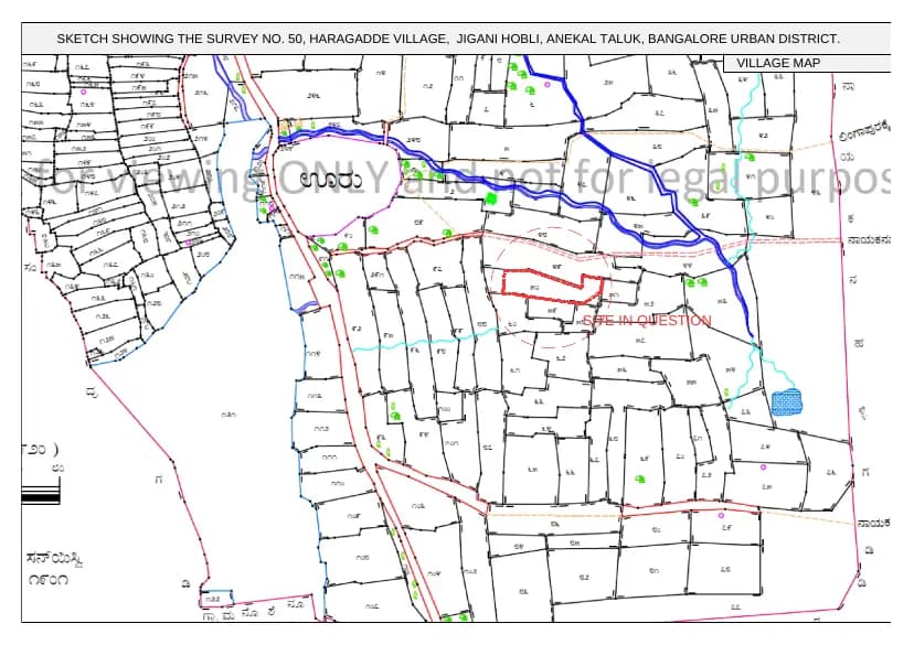 DS Max Sky Stanza: VILLAGE MAP DEMARCATION.pdf (filed with Karnataka RERA)