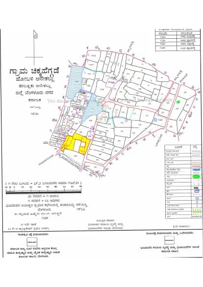 The Glenhart Estates: Village Map Demarcation.pdf (filed with Karnataka RERA)