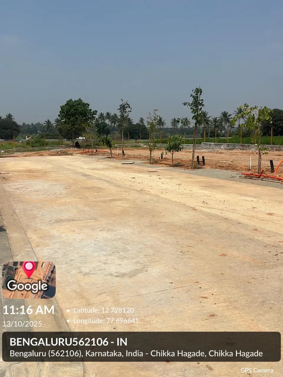 The Glenhart Estates: Site photo filed with Karnataka RERA