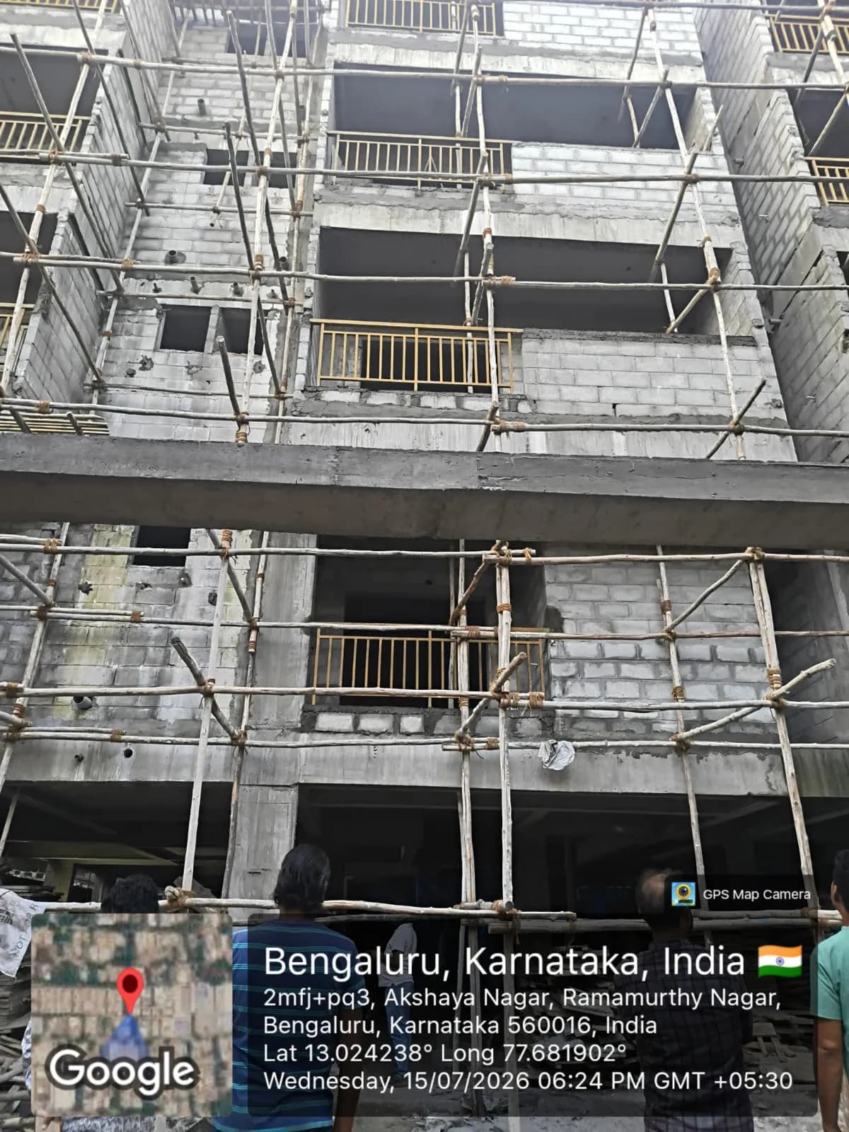 HMT Sri Gayathri Serenity: Site photo filed with Karnataka RERA
