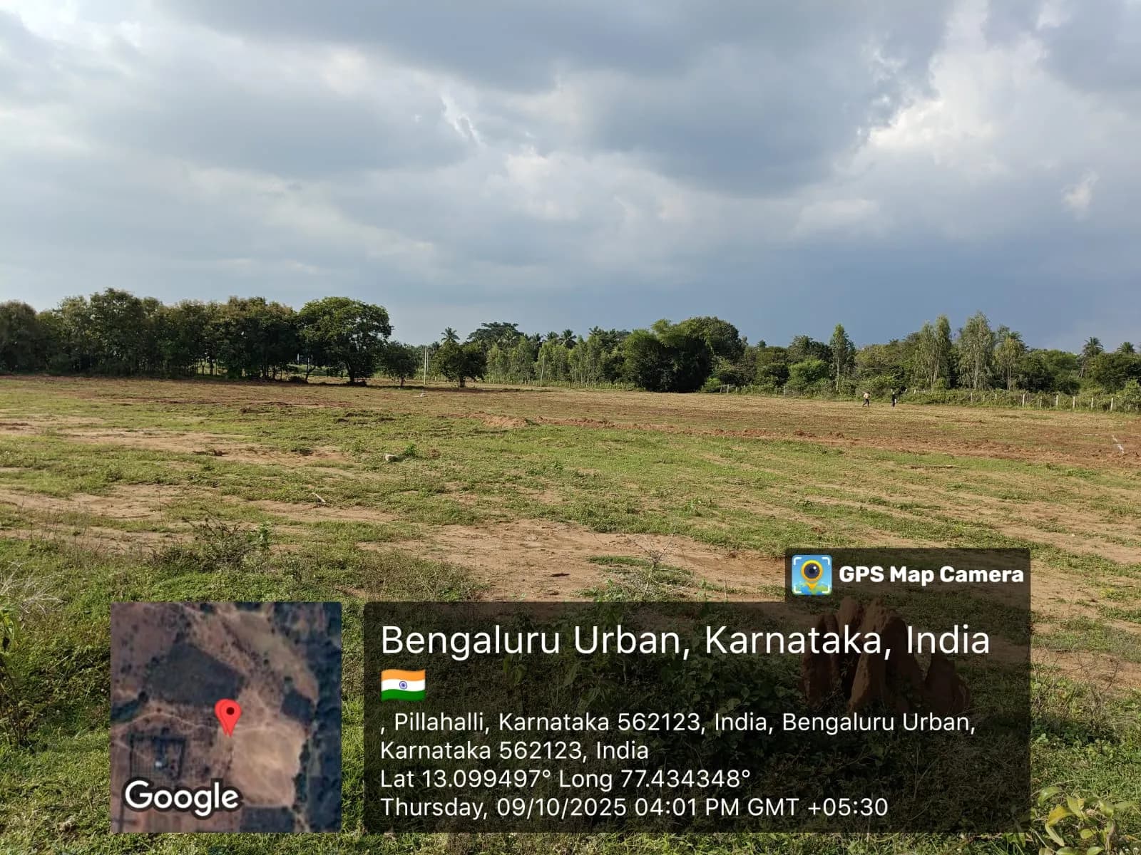 GT Landmark: Site photo filed with Karnataka RERA